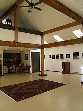 Nick's new workshop-gallery on Saltspring Island